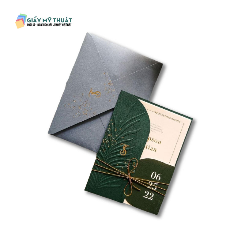 Thiệp Mời Giấy Mỹ Thuật – Tinh Tế & Đẳng Cấp